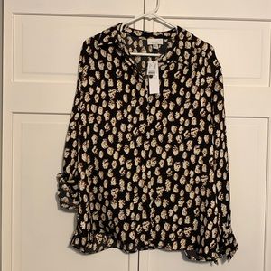 NWT Topshop oversized blouse.